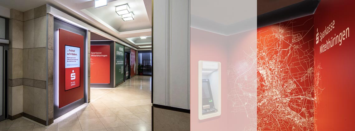 2025 sparkasse erfurt anger galerie led hpl schrift digitaldruck sb bereich