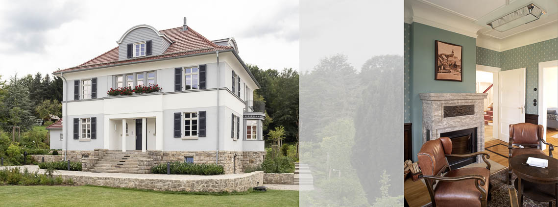 2020 geraberg sanierung umbau villa sauerbrey kaminzimmer fassade kulturdenkmal